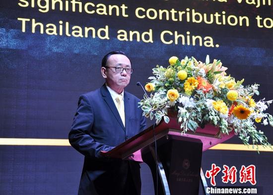 12月4日晚，泰王國駐南寧總領(lǐng)事館在廣西首府南寧市舉行招待會，慶祝泰國國慶。中新社記者 黃艷梅 攝